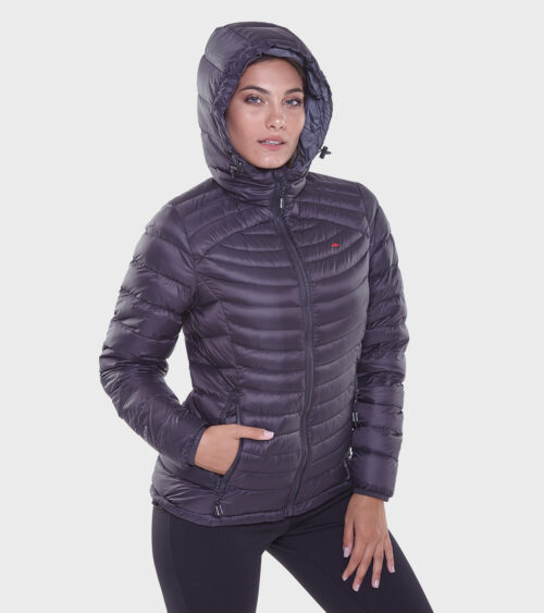 Campera de plumas de mujer Shelby con capucha - Imagen 11