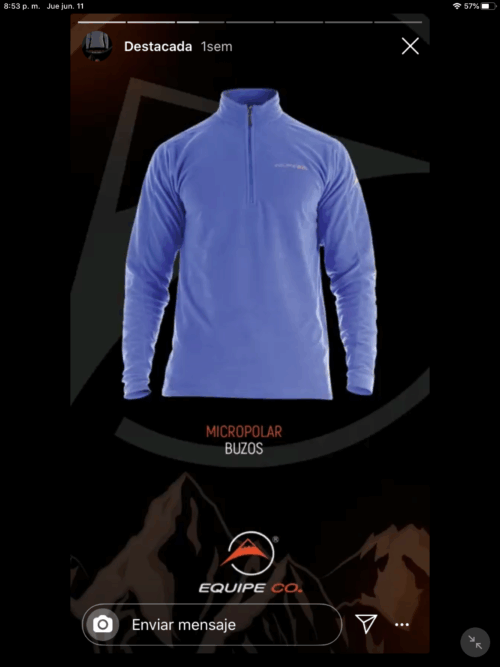 Buzo micropolar hombre Equipe CO - Imagen 2
