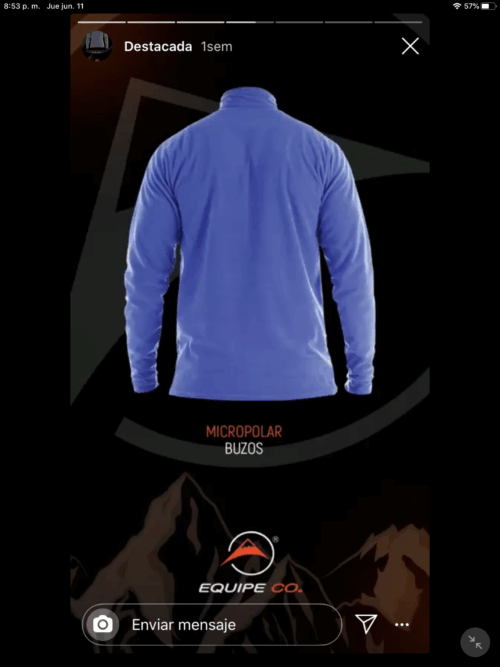 Buzo micropolar hombre Equipe CO - Imagen 3