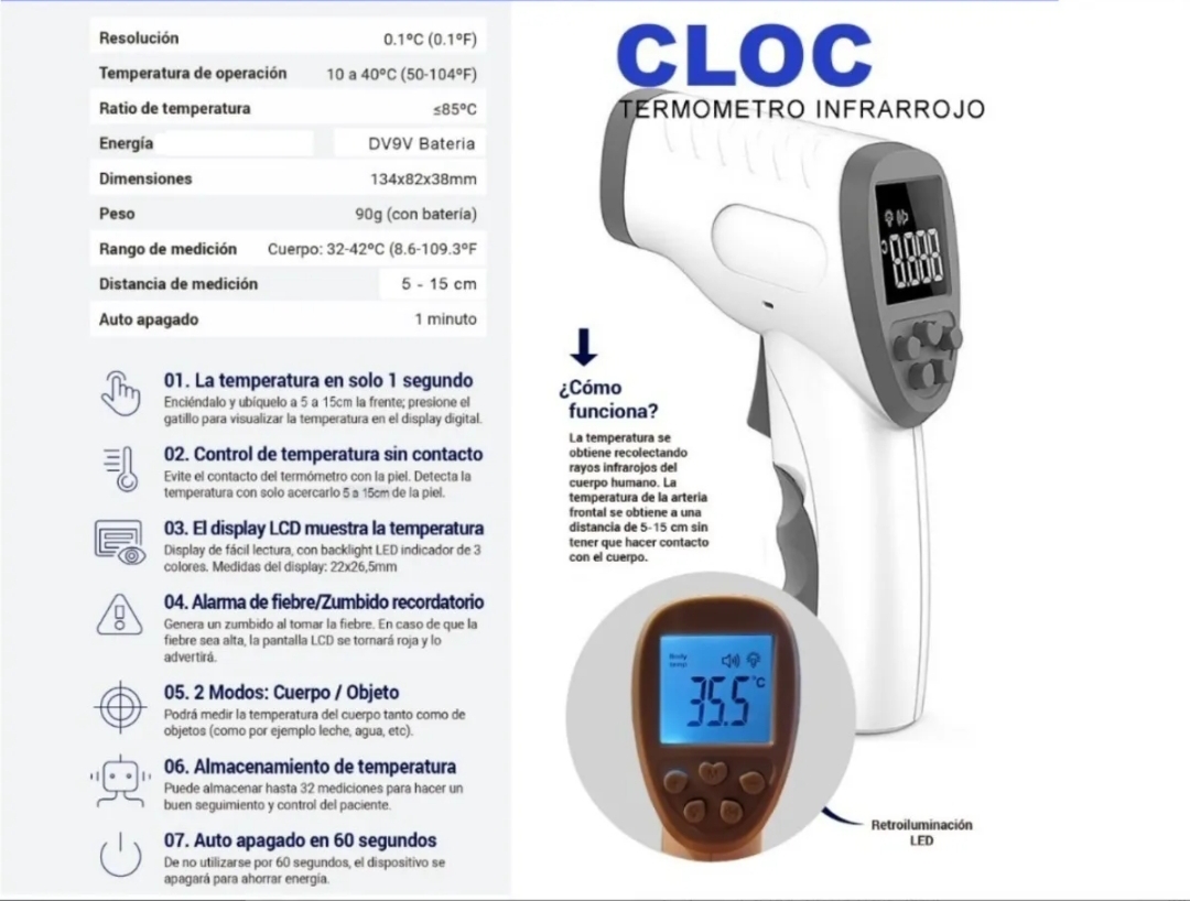 Termometro cloc - Imagen 3