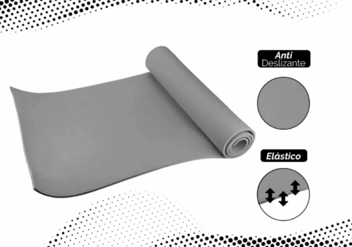 Colchoneta Yoga Mat Forest Fitness Pilates Enrollable 10mm - Imagen 3