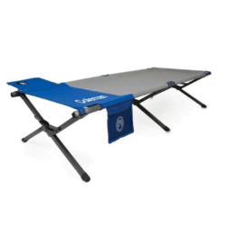 Catre de Acero Coleman Con Mesa y Bolsillo