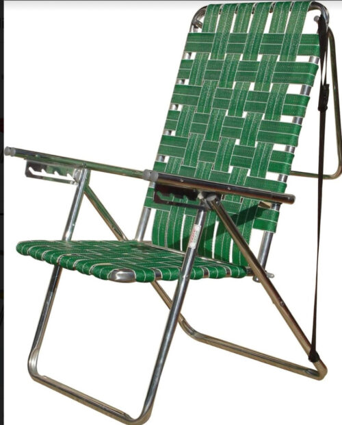 Sillón alto 5 posiciones  1 pulgada trenzado