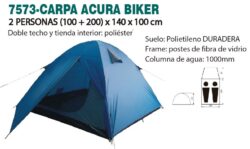 Carpa Acura 2 personas Biker