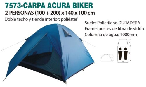 Carpa Acura 2 personas Biker