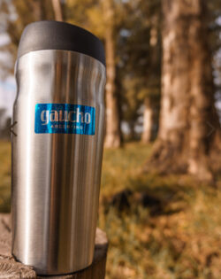 Jarro vaso hermético de 400 cc. acero Inoxidable Gaucho Argentino