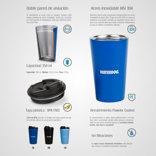 VASO WATERDOG SB 2035 - Imagen 4