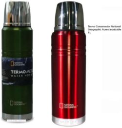 Termo acero Inox 1 L. National Geographic