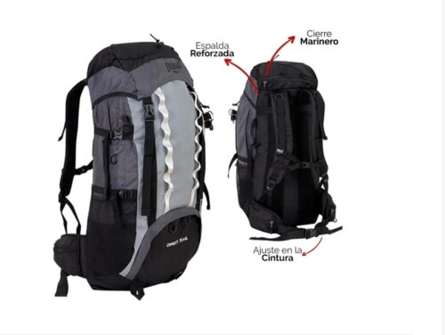 Mochila Montaña Camping Everlast 75+5 Litros - Imagen 2