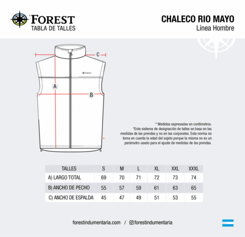 Río Mayo Chaleco Micropolar Combinado - Imagen 3