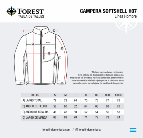 H07 Softshell Hombre - Imagen 3