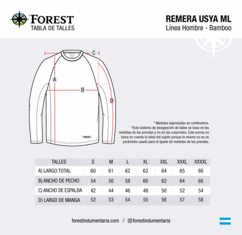 Usya Remera Manga Larga Hombre - Imagen 2