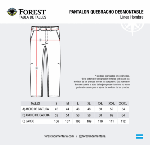 Quebracho Pantalón Desmontable - Imagen 3