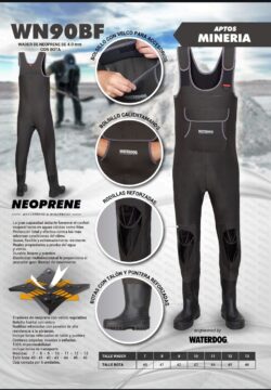 WADER WATERDOG NEOPRENE APTO MINERIA