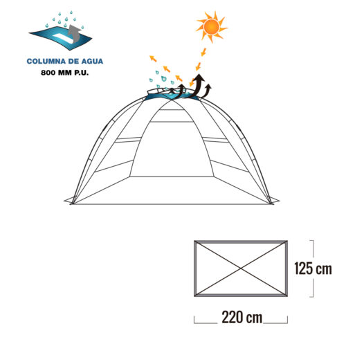 Carpa Playera BEACHUP Waterdog - Imagen 5