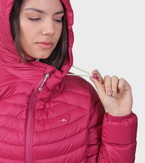 Campera de plumas de mujer Kenly con capucha - Imagen 4