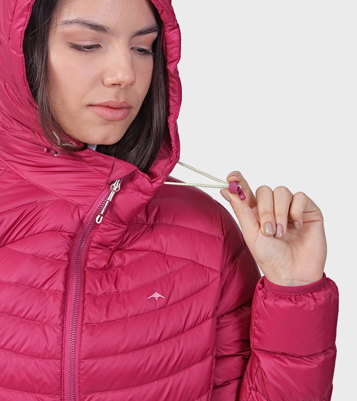 Campera de plumas de mujer Kenly con capucha - Imagen 4
